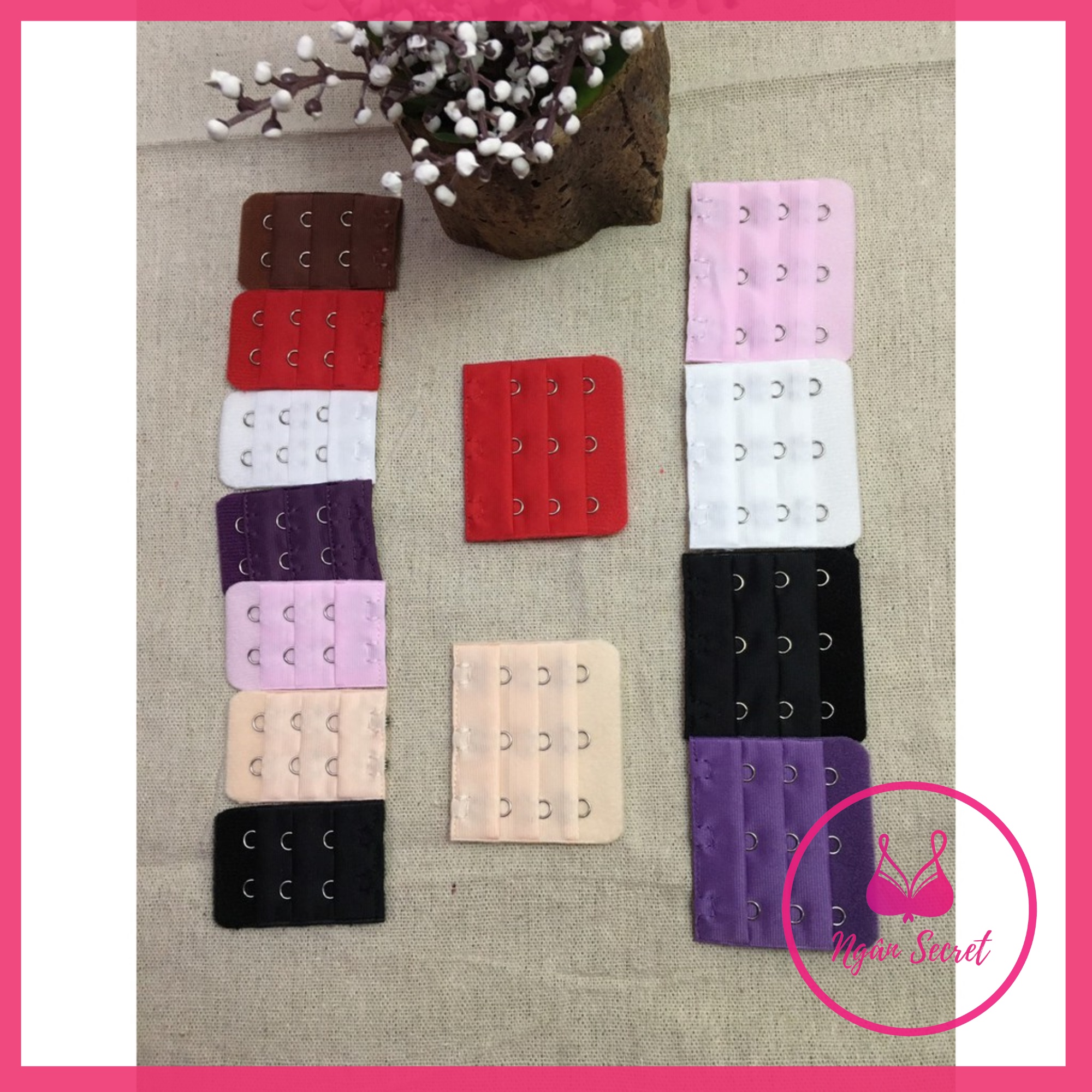 Móc nối áo ngực loại 2 và 3 móc