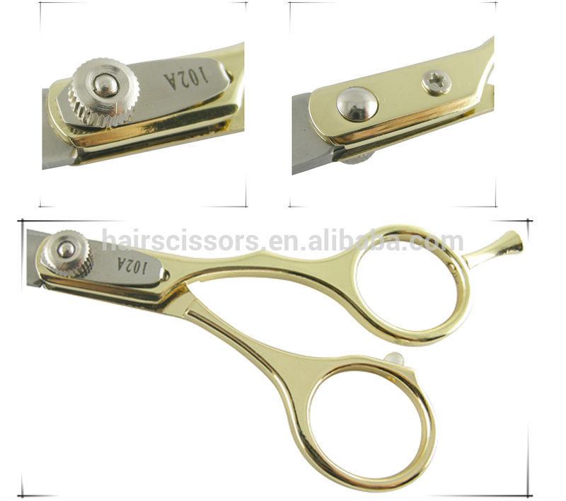 Bộ kéo cắt và tỉa tóc gọng vàng