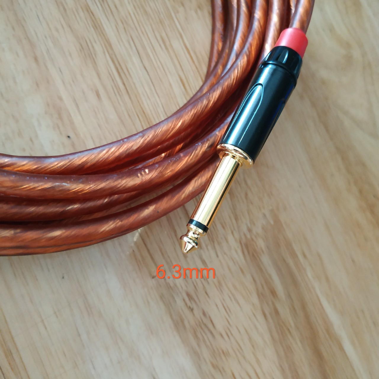 [HCM]Dây Line Kết Nối Cho Đàn Guitar ( Nâu 15m )