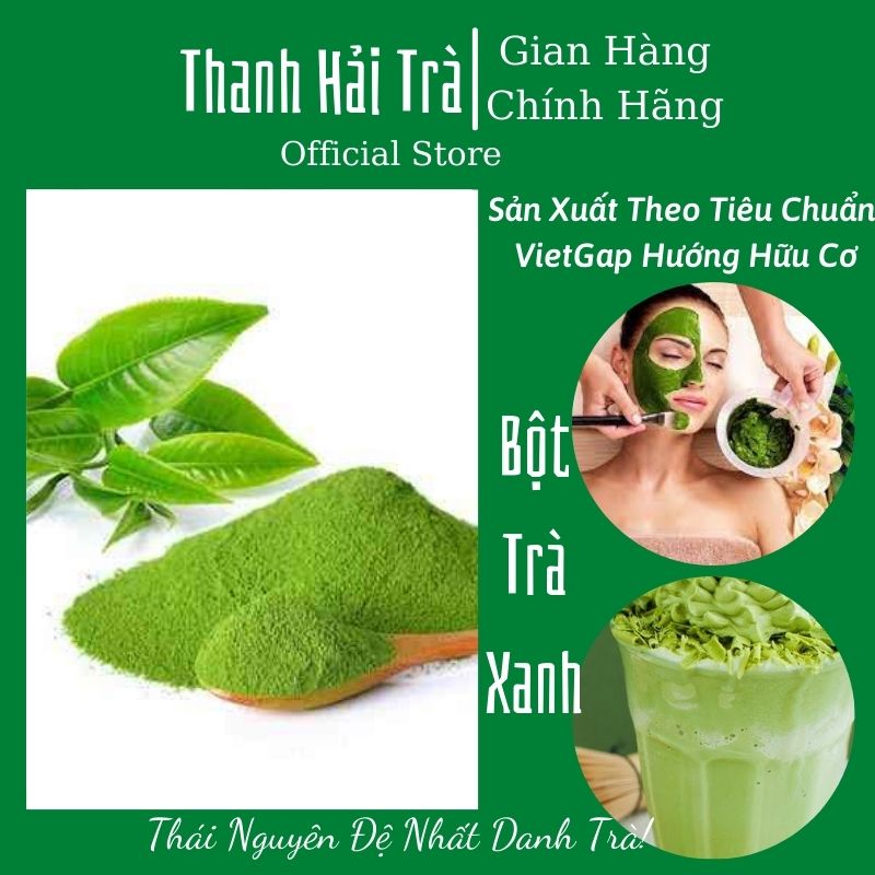 Bột Trà Xanh 🍃🍃 Bột Nguyên Chất Gói 100gr Bột Matcha Handmade 100%