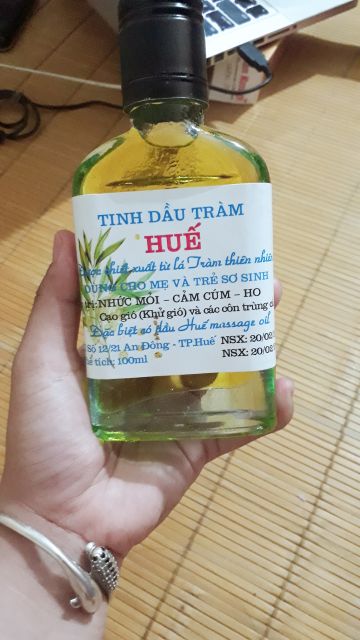 [THANH LÝ] Tinh Dầu Tràm Nguyên Chất Huế 100ml