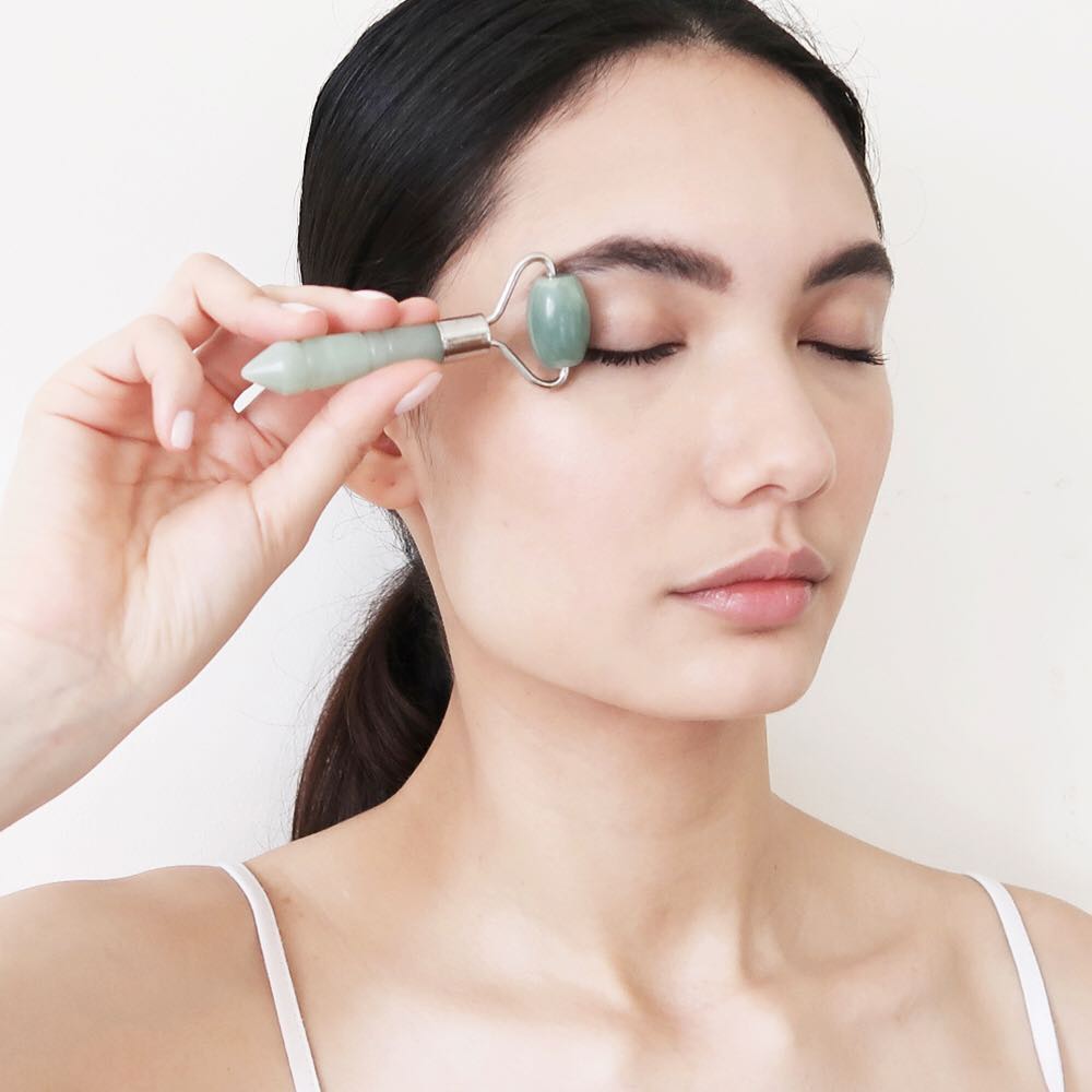 [HCM]Cây Lăn mặt 2 đầu mát xa đá tự nhiên