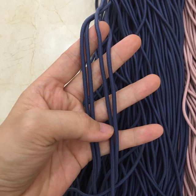 Dây thun làm dây buộc tóc dạng trơn bán theo m