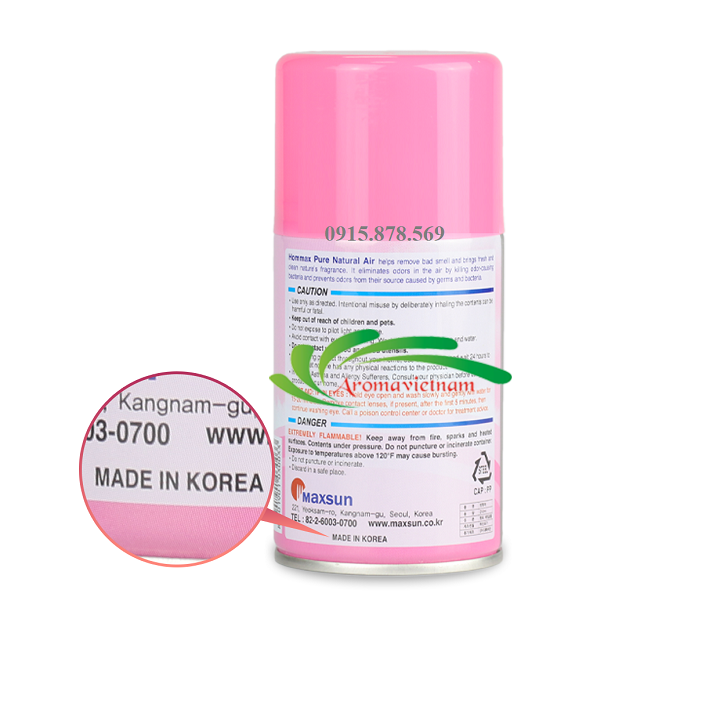 Chai xịt phòng tự động AROMA