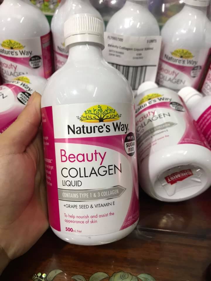 Beauty Collagen Liquid Nature's Way 500ml- dạng nước