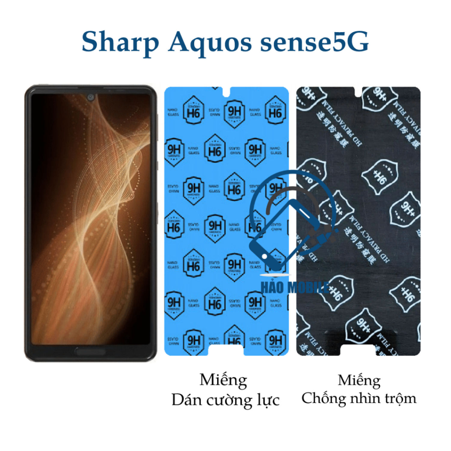 Dán cường lực dẻo nano Sharp Aquos sense5G