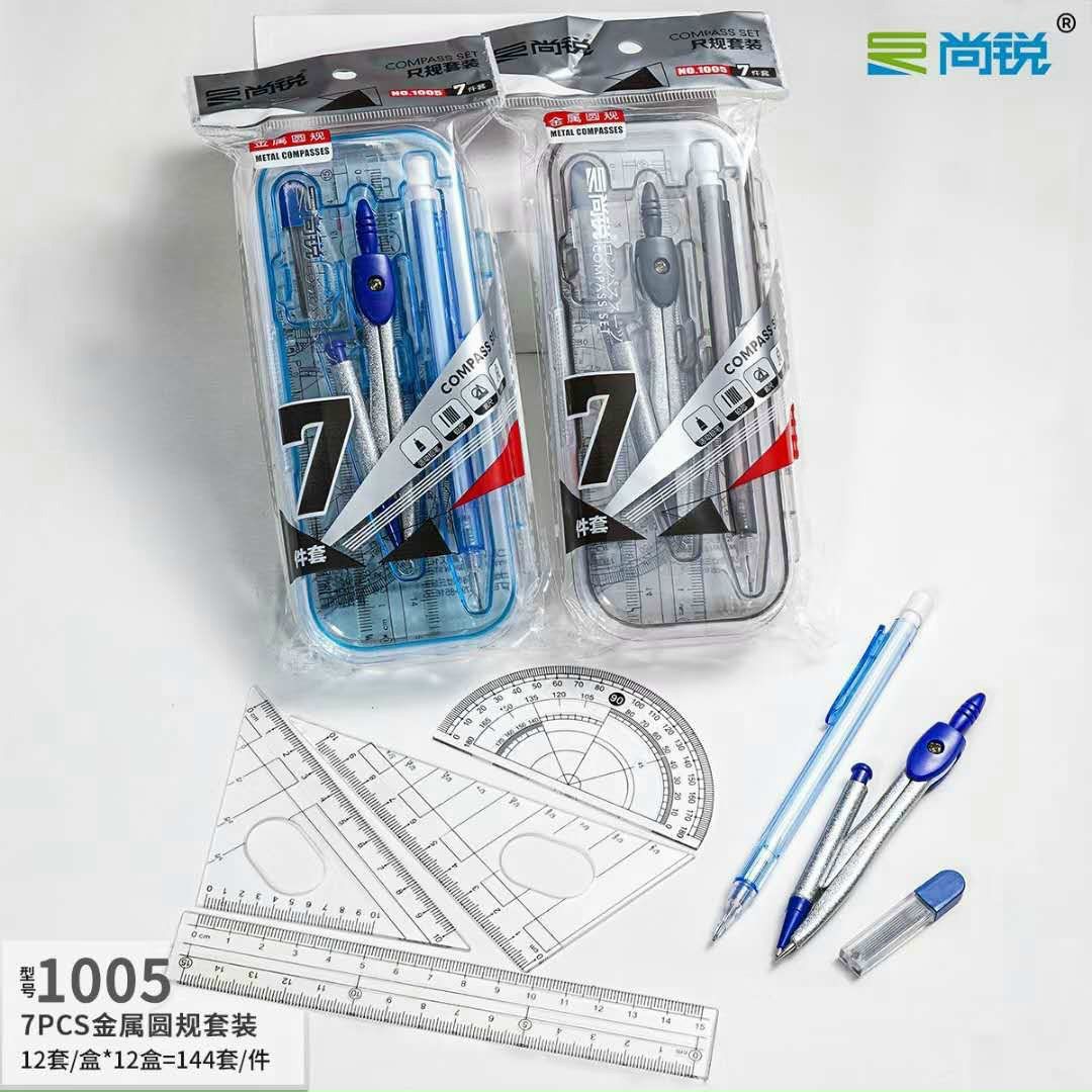 Bộ thước eke đo độ compa cho học sinh 3006