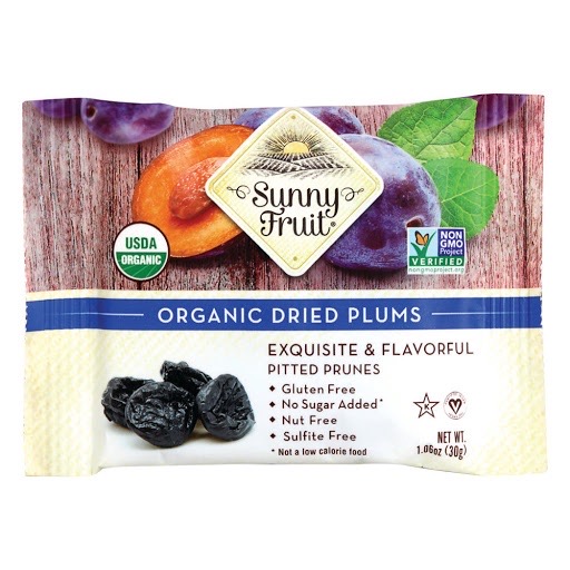 Mận Khô Hữu Cơ Sunny Fruit - Tách Lẻ 30g