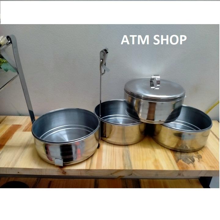 CÀ MÊN 4 NGĂN INOX