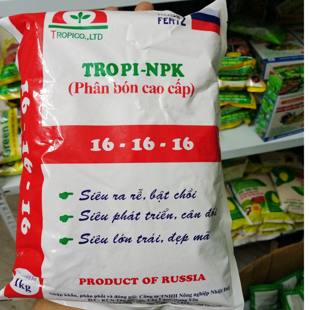 Phân bón cao cấp npk 16-16-16 chlb nga