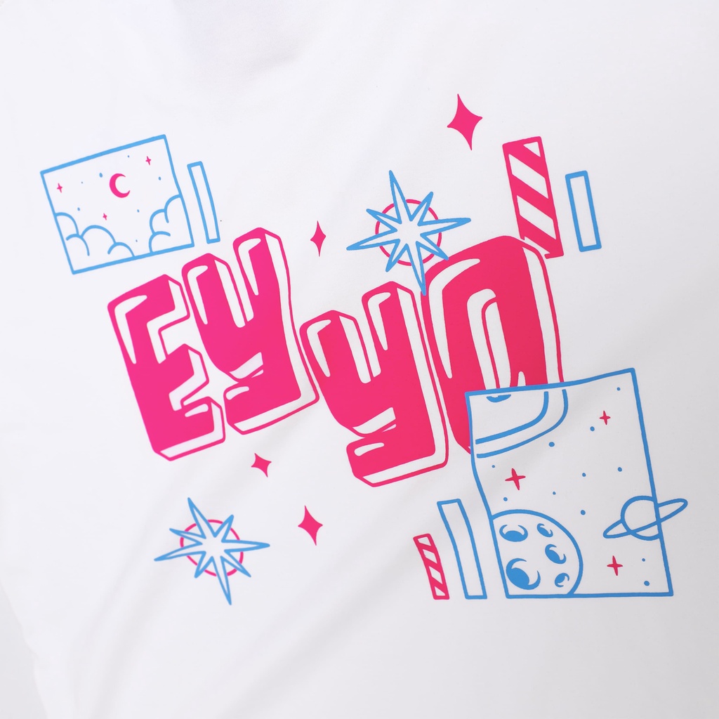 luck Áo thun 8YO Universe Tee ver2.0 - Trắng