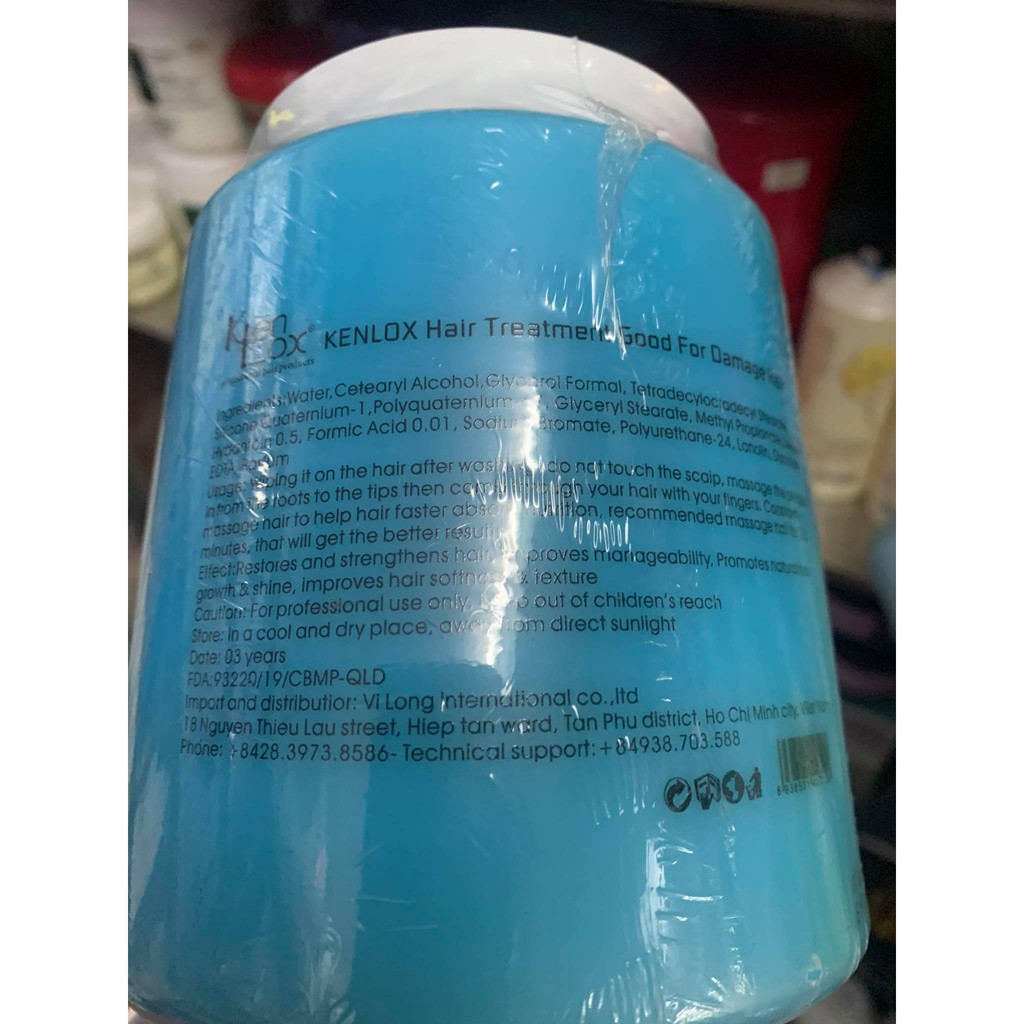 Kem hấp dầu mềm mượt Kenlox 1000ml
