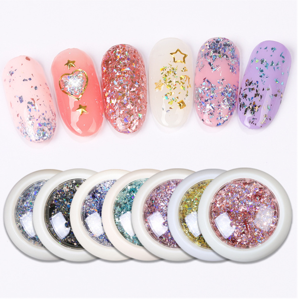 Set 8 hộp phụ kiện trang trí móng