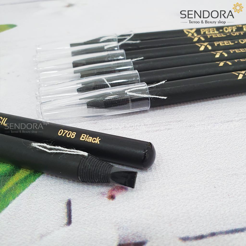 [HCM]Chì đá định hình chân mày Chì kẻ chân mày lâu trôi (Nâu Đen Trắng)