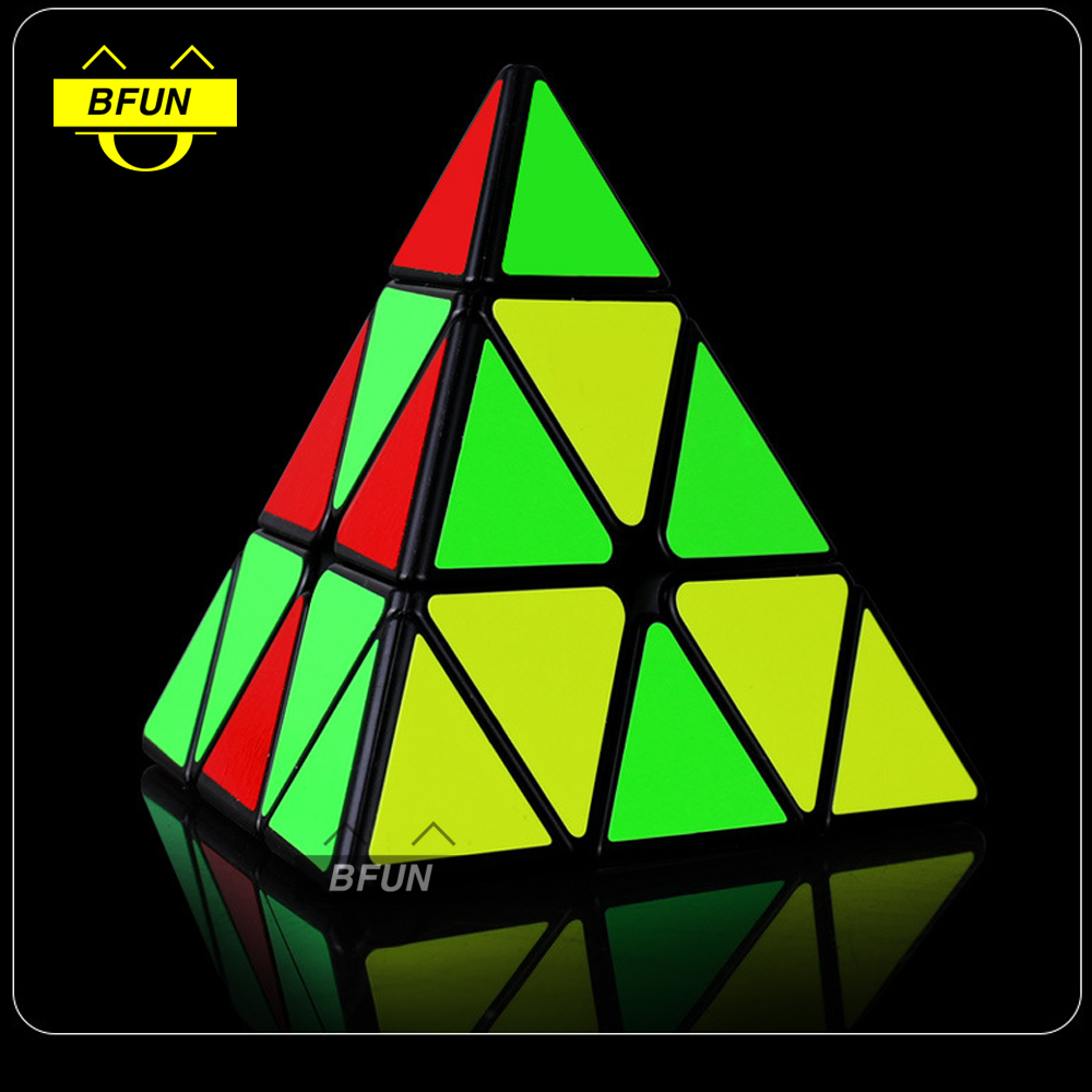 Đồ Chơi Rubik TAM GIÁC 3x3 Viền Đen Cao Cấp - Rubik Biến Thể 4 Mặt, Khối Rubik Xoay Mượt Giá Rẻ - Đồ Chơi Trẻ Em BFUN