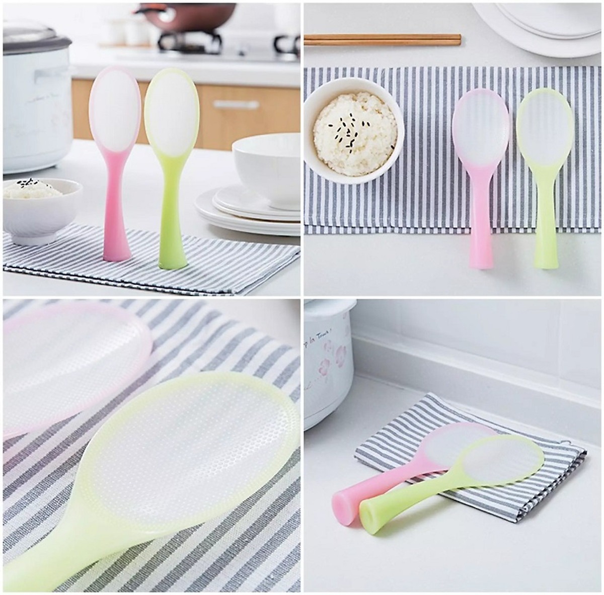 Muôi xới cơm chống dính (đế đứng)