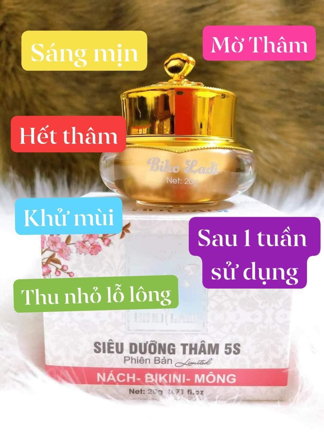 [HCM][HÀNG CHÍNH HÃNG] Kem Siêu Dưỡng Thâm 5S Biho Ladi