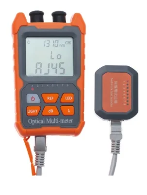 Máy đo công suất quang đa năng NK200, kèm bút soi quang + đo dây RJ45 và 1 đầu connector SC hoặc FC