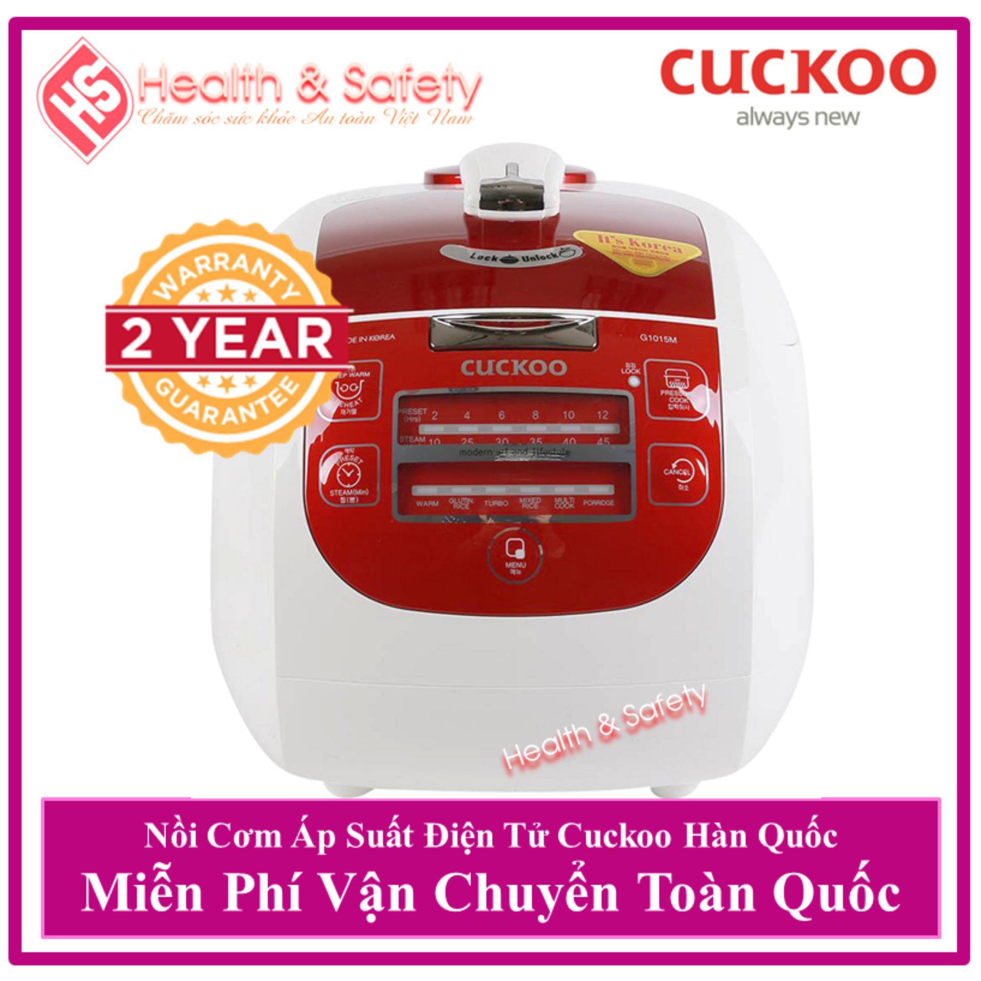 Nồi cơm áp suất điện tử cuckoo crp-g1015m - 1.8l - bảo hành 2 năm