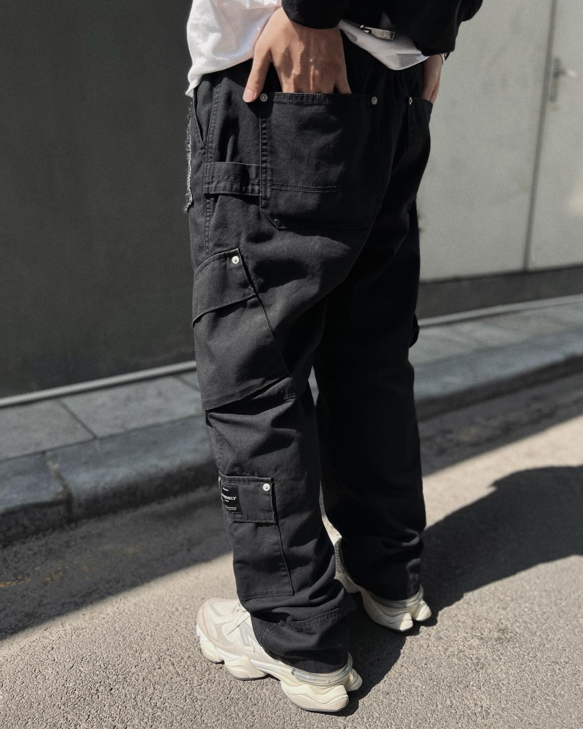 Quần Jean Amand Immortal Canvas Cargo Pants - Black/ QB039