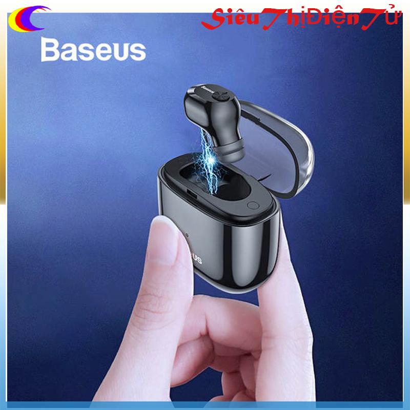 TAI NGHE BASEUS A03 BLUETOOTH 1 BÊN TAI KIÊM ĐỘC SẠC