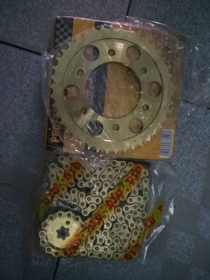 nhông sên dĩa xe 7li ex150