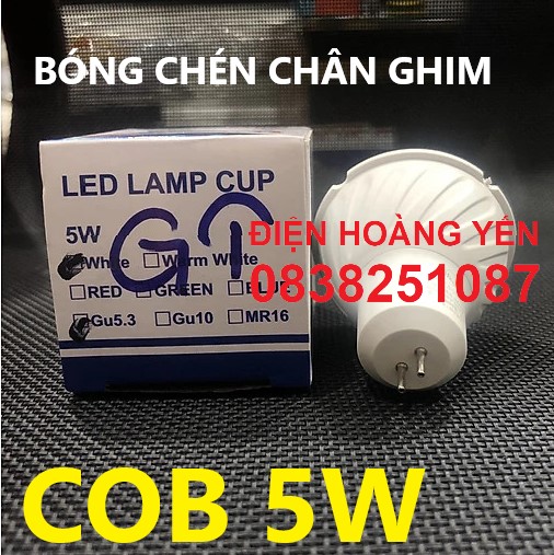 High-Quality 5W Cob Led Cup Light with Pin Base
