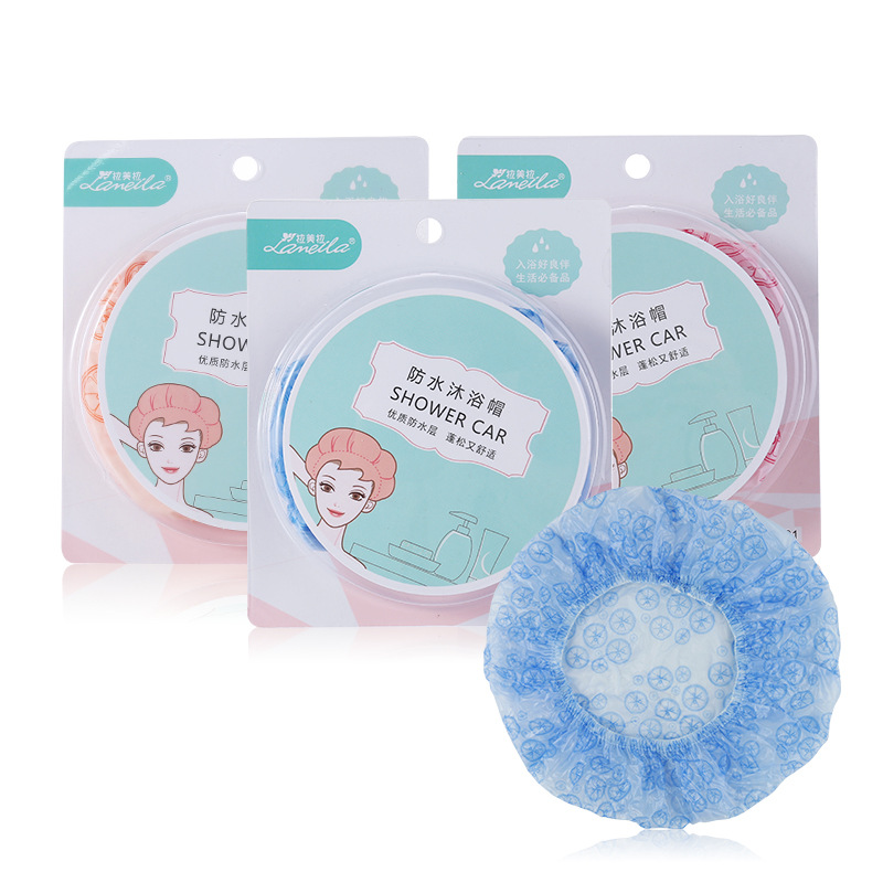 Mũ Tắm, Trùm Tóc Đội Đầu Shower Car Full Box Dày Dặn
