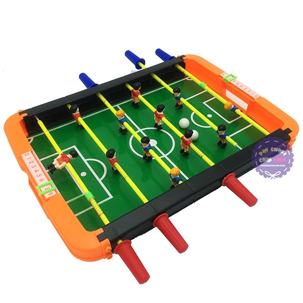 [HCM]BÀN BI LẮC NHỰA 6 TAY CẦM KÈM 2 BÓNG  DÀNH CHO TRẺ EM- ĐỒ CHƠI BÀN BÓNG ĐÁ MINI