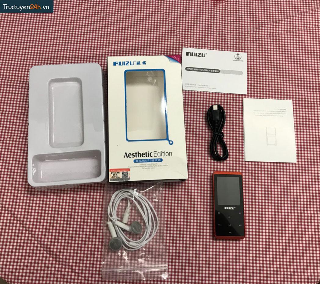 Máy nghe nhạc bluetooth Hifi lossless Ruizu D02 ( 8GB- Bạc).