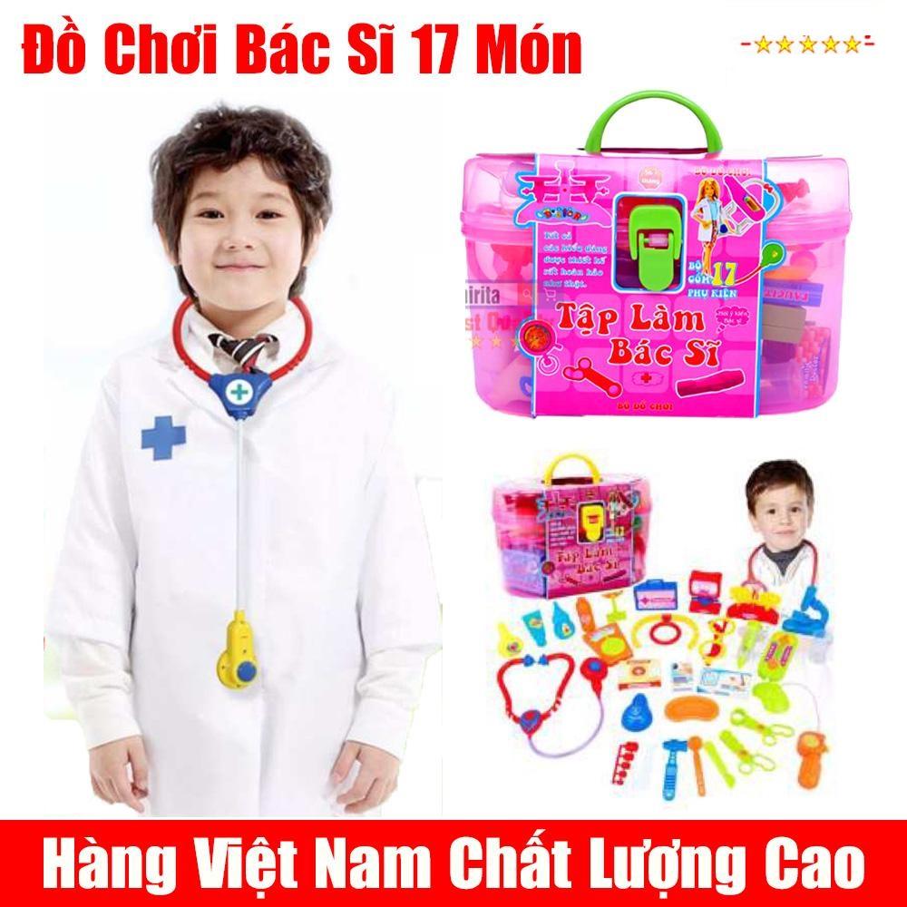 Bộ Đồ Chơi Bác Sĩ Khám Bệnh - Bé Tập Làm Bác Sỹ Hàng Việt Nam Chất Lượng Cao 17 Món