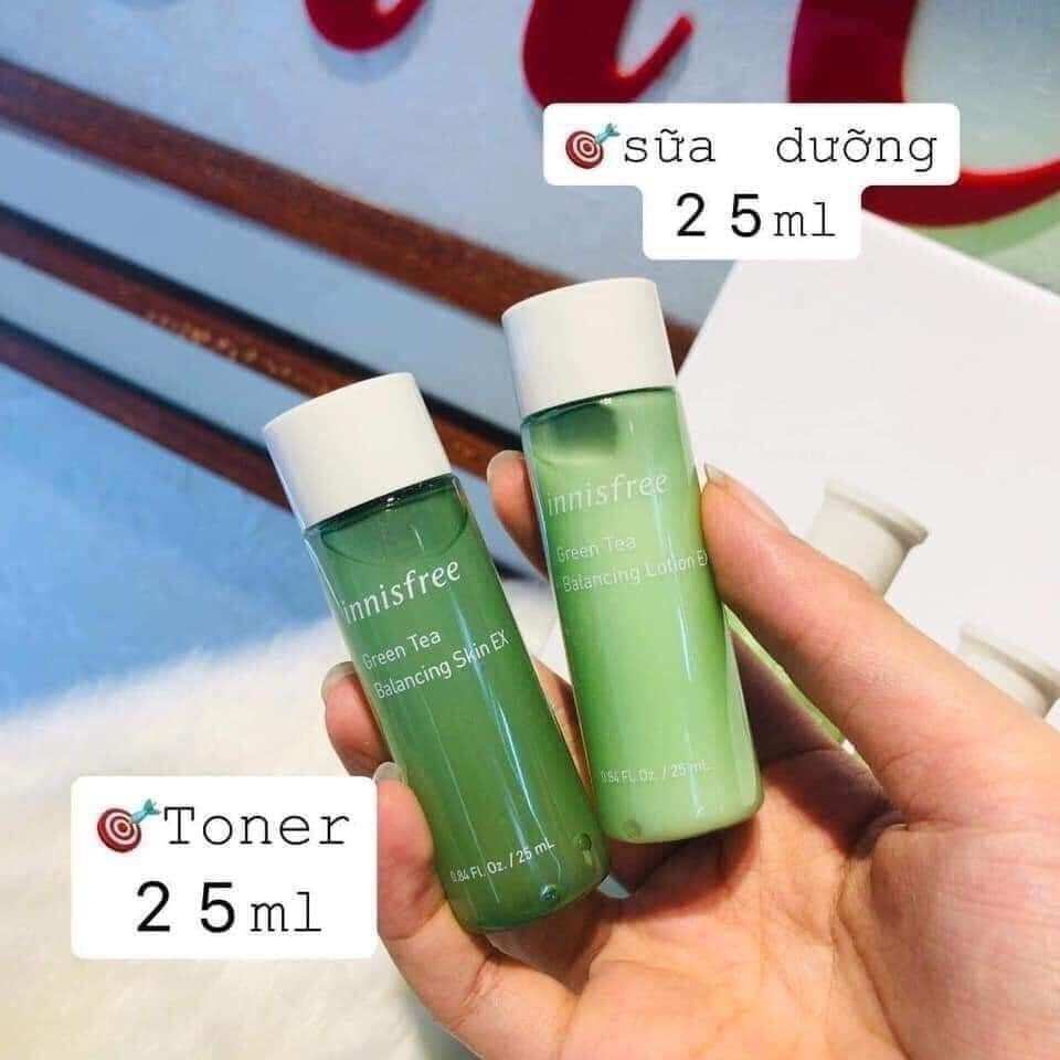 [FreeshipMAX] Sét 6 món Innisfree dưỡng da trà dưỡng