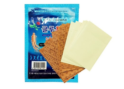 [HCM]Cao dán hồng sâm Korea power Gíneng 20 miếng túi xanh