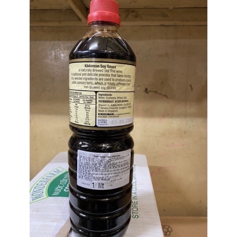 NƯỚC TƯƠNG KIKKOMAN 1LÍT - NƯỚC TƯƠNG NHẬT BẢN