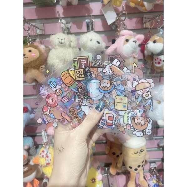 Random 1 tấm hình dán sticker dễ thương