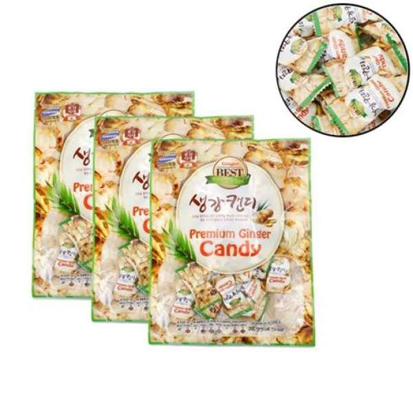 [COMBO 10 GÓI] KẸO GỪNG CỨNG HÀN QUỐC -  200GRAM- GIẨM HO