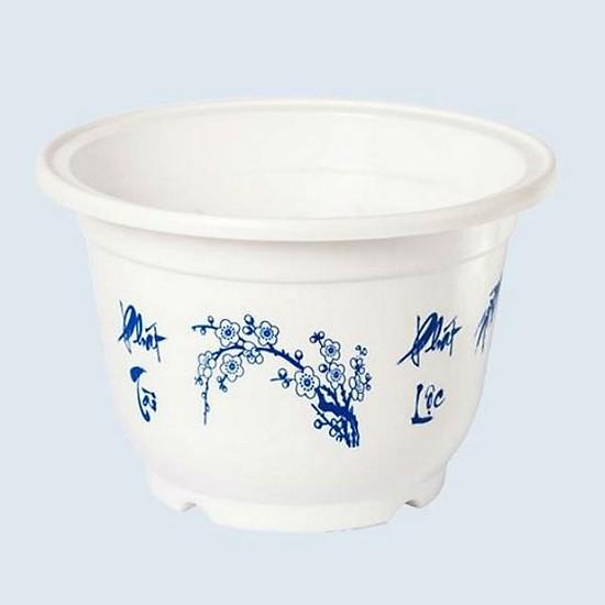 [HCM]Chậu nhựa hoa văn 36cm*24cm