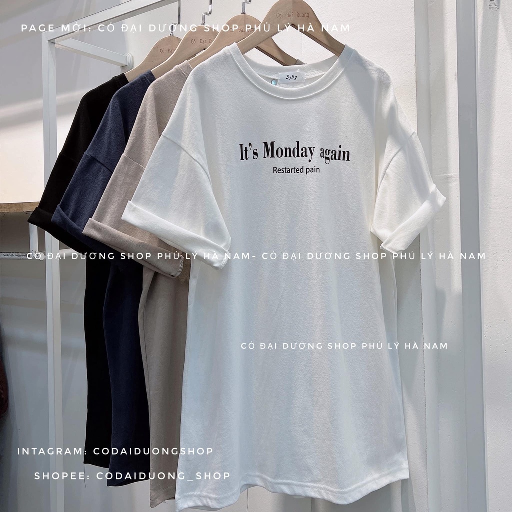 Áo Thun Tay Lỡ It's Monday Samsam4896
