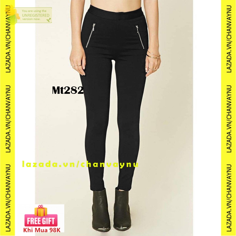 Quần Legging Túi Dây Kéo Mt282 sành điệu chanvaynu