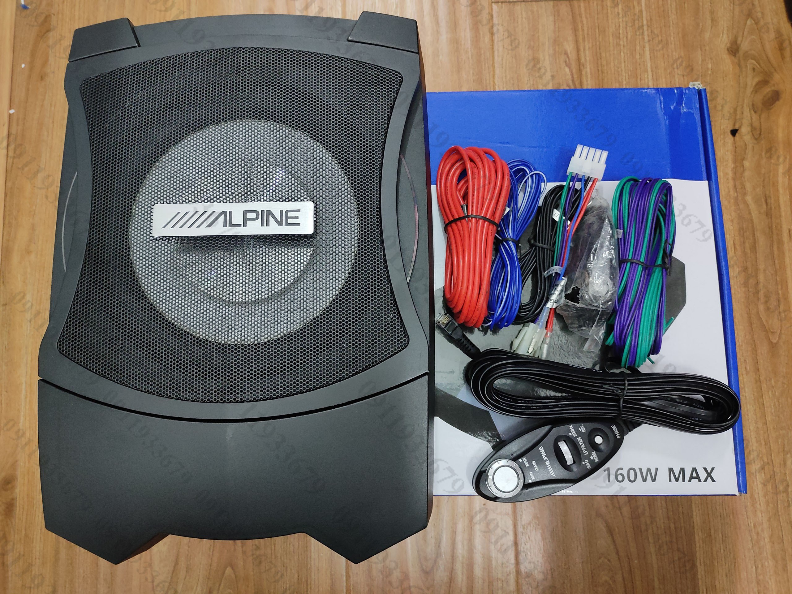 [HCM] Loa Sub, loa bass gầm ghế ALPINE PWE- T080OC 8'' 160W bảo hành 12 tháng