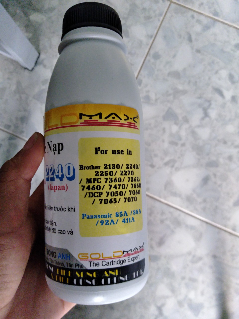 Combo 5 bình mực nạp Brother GoldMax GM-2240