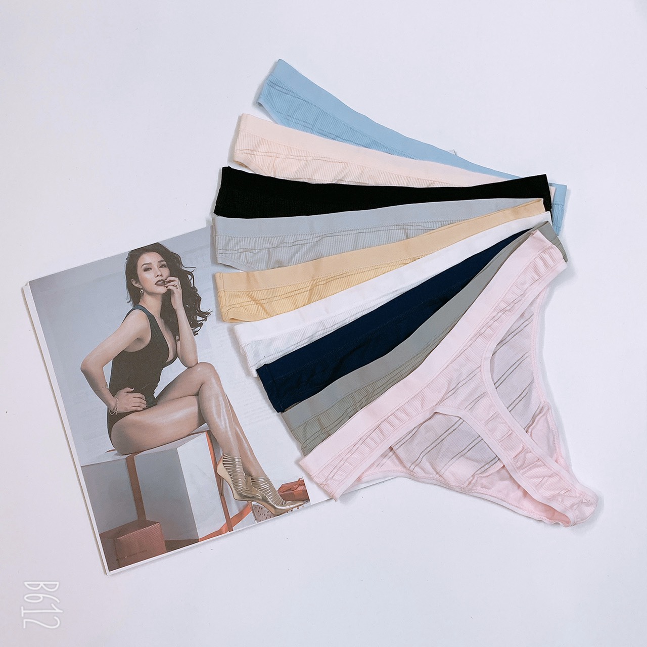 Combo 5 quần lọt khe sọc big size Hanes 46CFF4 – Thoải mái, tôn dáng, không lo vết hằn