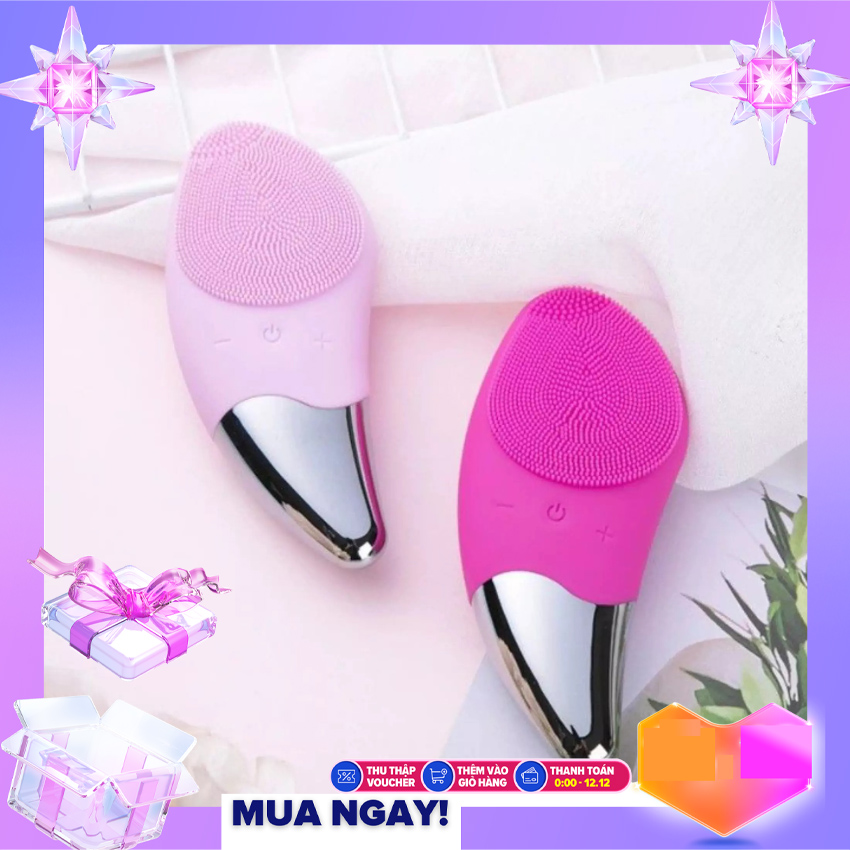 Máy rửa mặt - máy rửa mặt mini - máy rửa mặt massage - máy massage - công nghệ t-sonic- máy làm sạch da mặt tẩy trang thu nhỏ lỗ chân lông phù hợp mọi loại da mặt - hiệu quả rõ riệt trông thấy , bảo hành toàn quốc