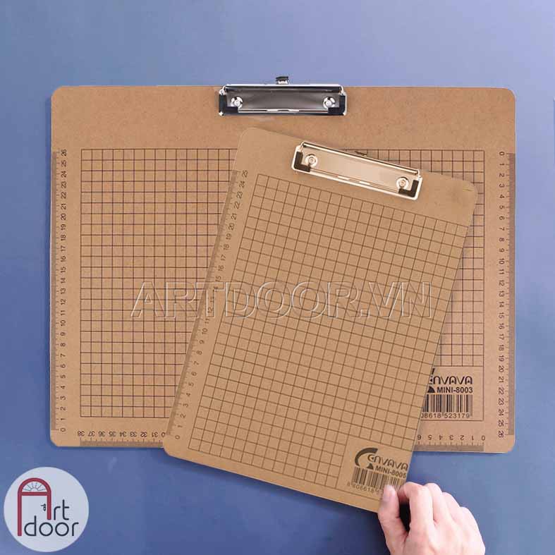 Bảng gỗ kẹp giấy vẽ CENVAVA A3, A4