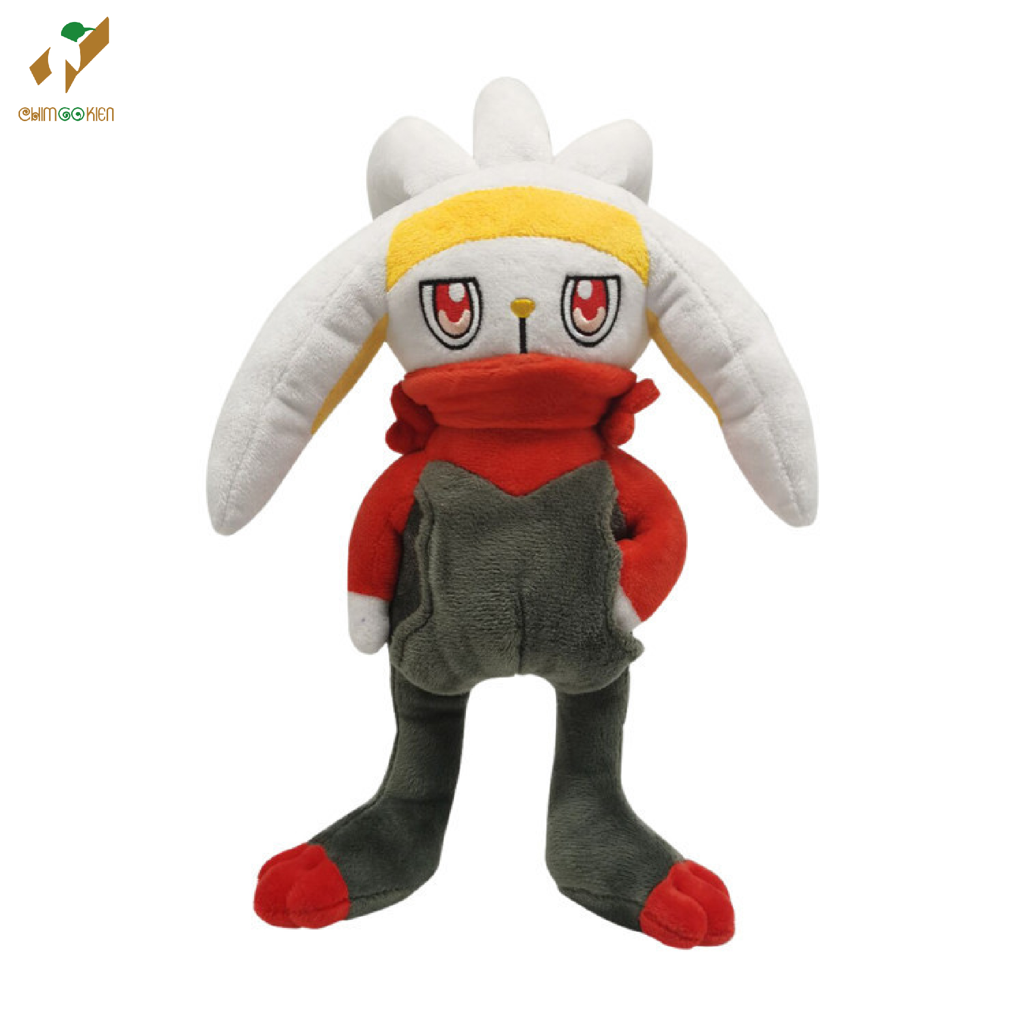 Gấu bông pokemon Raboot(Rabbifuto) 25cm