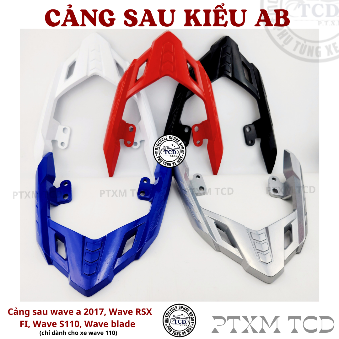 Cảng sau Màu kiểu AB (chỉ dành cho Wave 110) cho Wave a 2017, Wave RSX FI, Wave S110, Wave blade