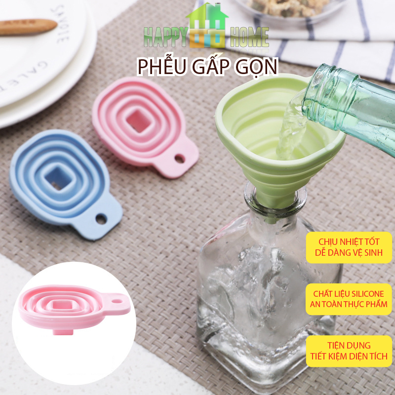 Phễu Silicone Gấp Gọn(Giao Màu Ngẫu Nhiên)