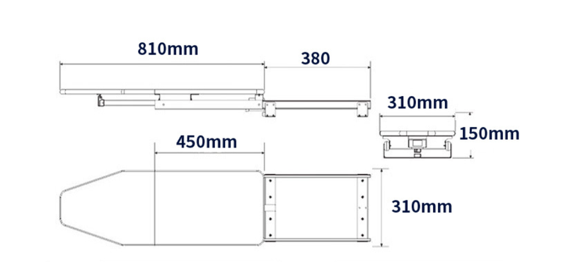 Euro Quality - Bàn Ủi Âm Tủ Mat Rack Thông Minh (Xám)