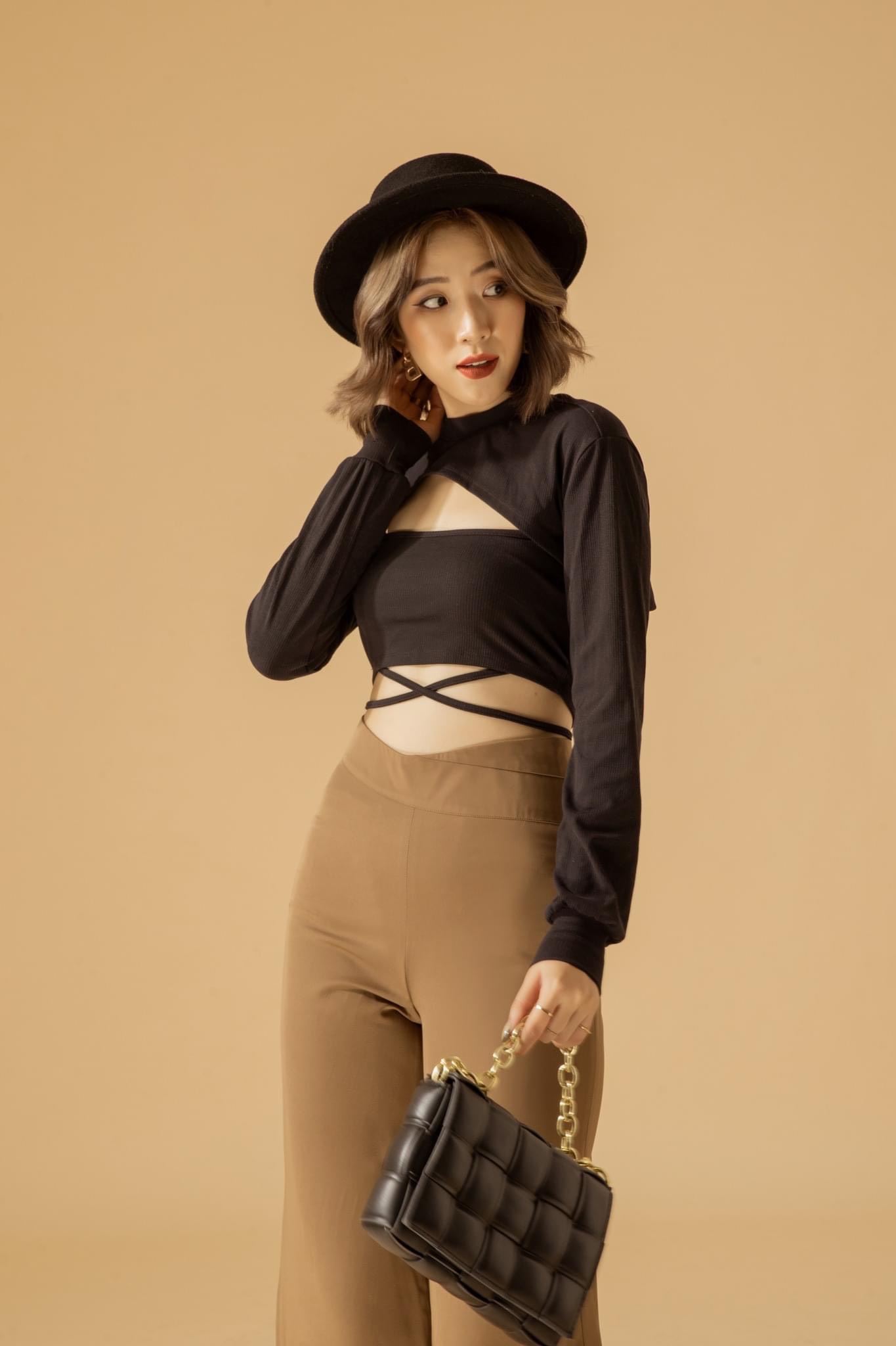 CLÉLIE - ÁO GIGI CROP-TOP