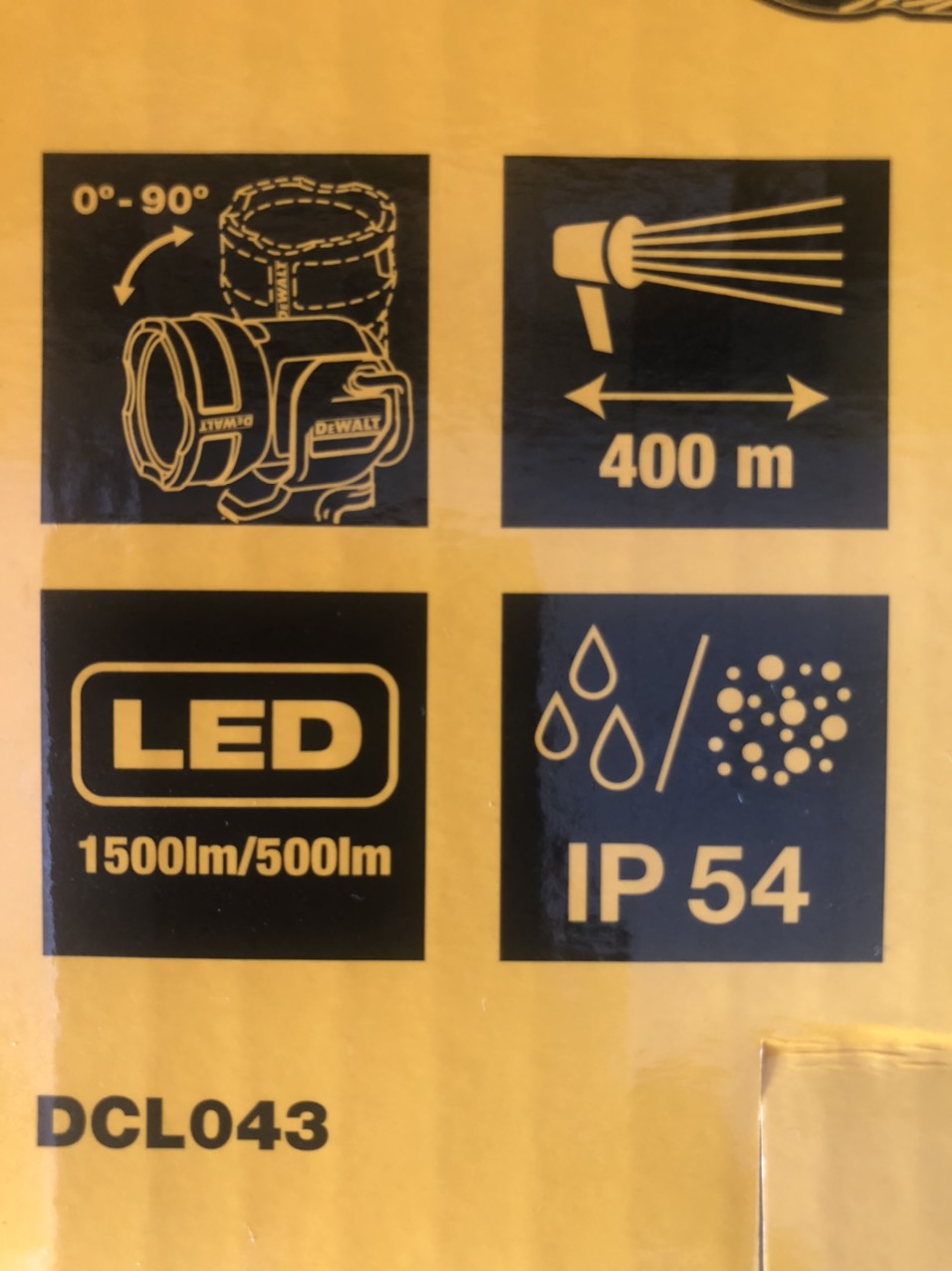 Đèn pin 20V Dewalt DCL043N​​​​​​​